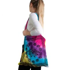 Tote Bag Katoen – 7 Chakra Lotus (45 cm)