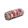 Witte salie smudge rozenblaadjes, 2 stuks