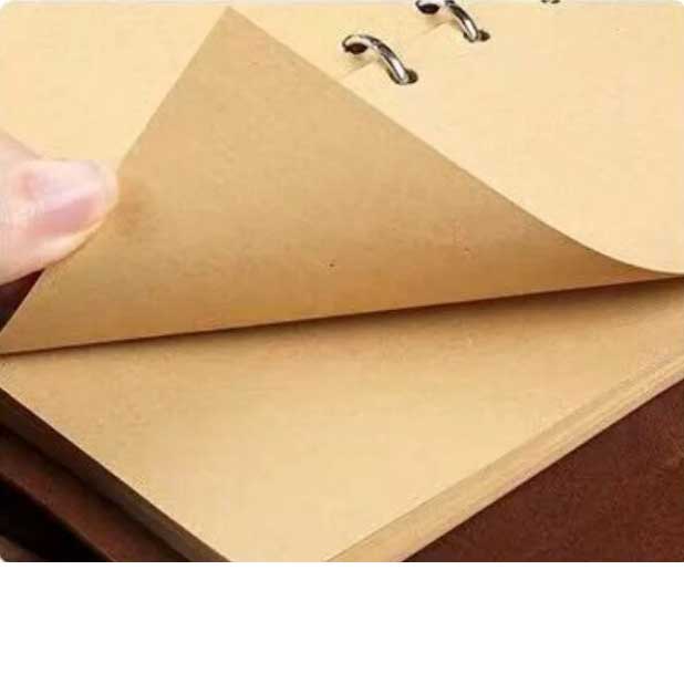 PU leren notitieboek donkerbruin - Afbeelding 6