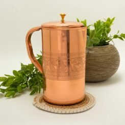 puur koperen waterkan, 1,5 liter