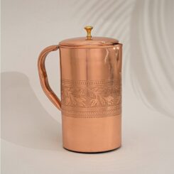 puur koperen waterkan, 1,5 liter
