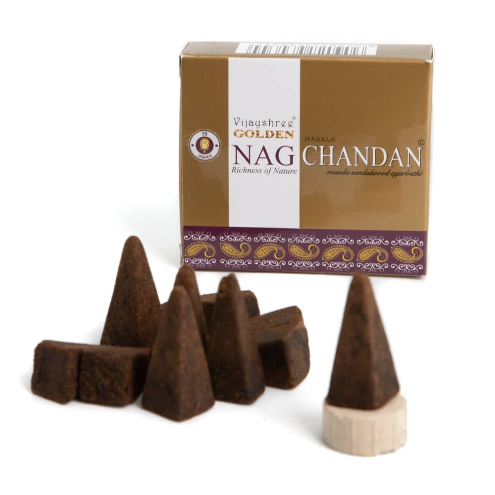 Golden Nag Chandan Wierookkegels