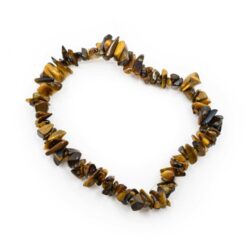Edelsteen splitarmband Tijgeroog