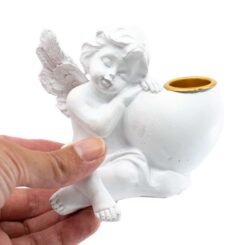 Alternative view of Kaarshouder Engel Liefde (10 cm)