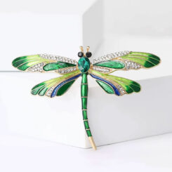 Libelle broche groen